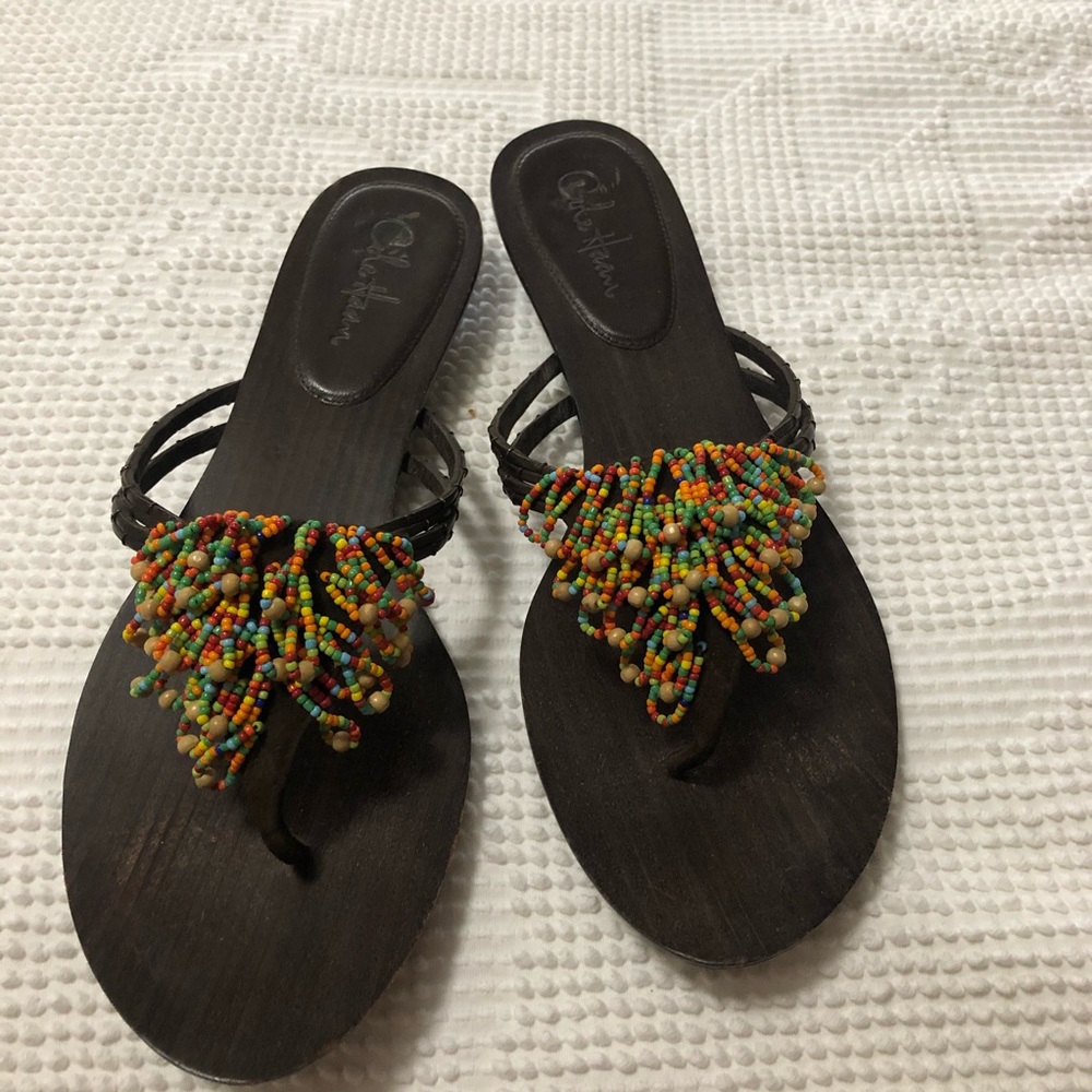 Cole Haan Beaded Sandals 8.5